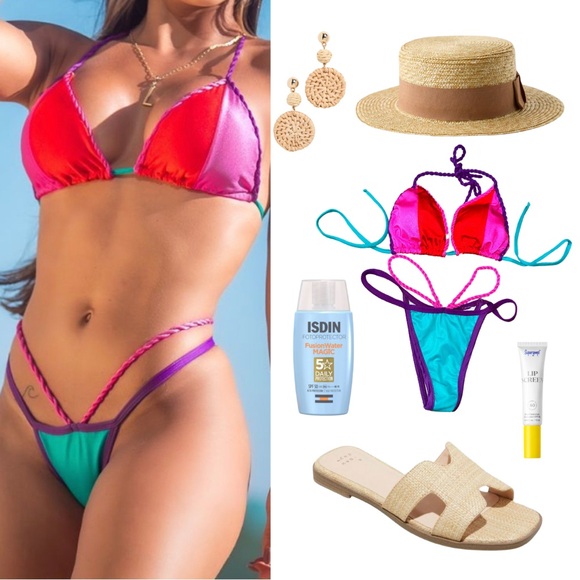 Brazilian Bikini in 4 colors. - Picture 3 of 5